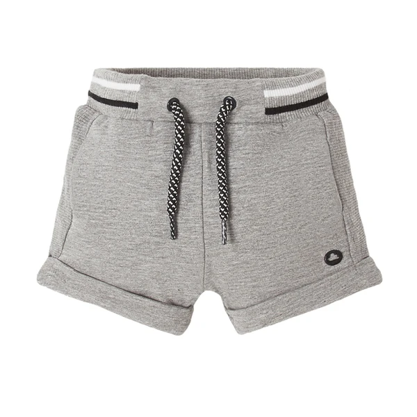 MAYORAL SHORT PANTS JUMPER GREY MELANGE