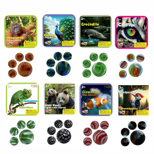MIX MARBLES 20+1 - SEVERAL DESIGNS