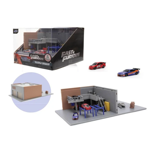 JADA FAST & FURIOUS NANO HAN\'S GARAGE DIORAMA