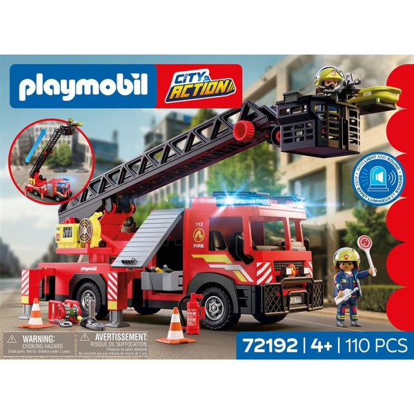 PLAYMOBIL CITY ACTION ΠΥΡΟΣΒΕΣΤΙΚΟ ΟΧΗΜΑ ΜΕ ΣΚΑΛΑ ΚΑΙ ΚΑΛΑΘΙ