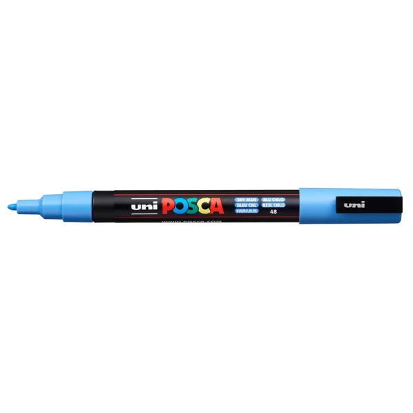 POSCA ΜΑΡΚΑΔΟΡΟΣ PC-3M 0.9-1.3mm - SKY BLUE