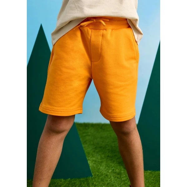 MAYORAL BERMUDA SHORTS SWEATER BASIC ORANGE 