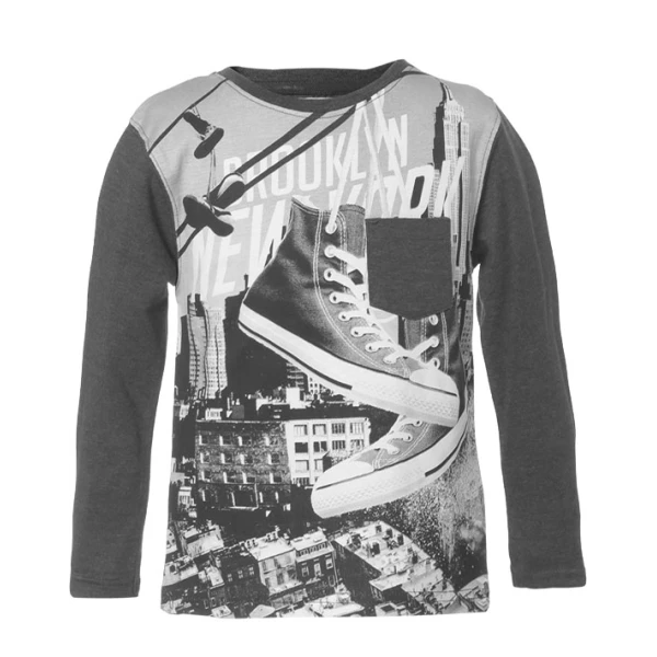 ENERGIERS BEBE BLOUSE CHARCOAL