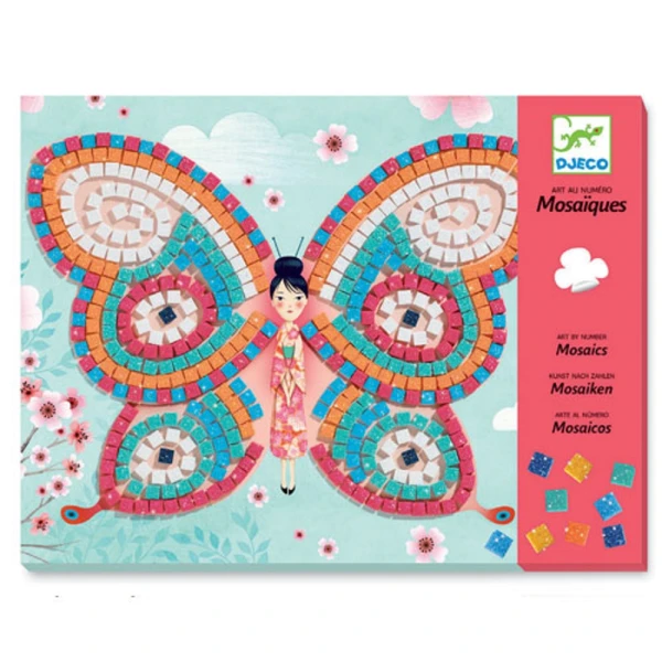 DJECO MOSAIC CONSTRUCTION GLITTER BUTTERFLY