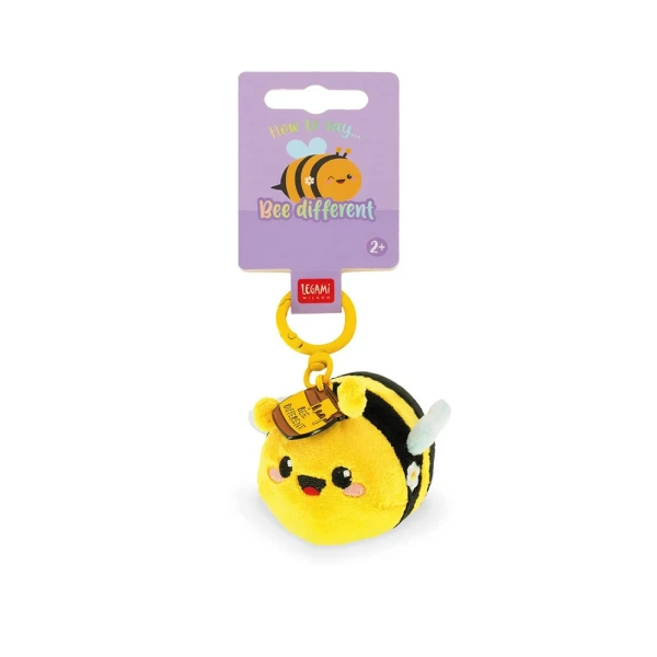 LEGAMI KEY RING SUPER SOFT PLUSH BEE