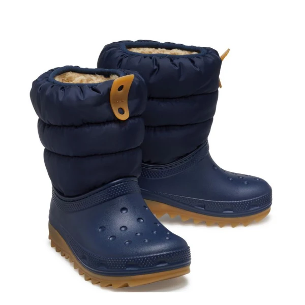 CROCS CLASSIC NEO PUFF BOOT K NAVY-GUM