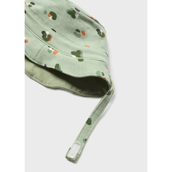 MAYORAL SET DUNGAREES HAT LIGHT GREEN