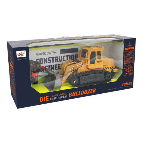 REMOTE CONTROL USB BULLDOZER WITH 6 FUNCTIONS 40MHz