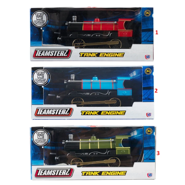 TEAMSTERZ ΤΡΕΝΟ ΜΗΧΑΝΗ DIE CAST ΜΕ ΦΩΤΑ ΚΑΙ ΉΧΟΥΣ  ΓΙΑ 3+ ΧΡΟΝΩΝ