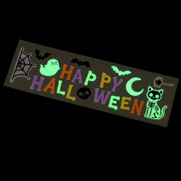 LEGAMI ΑΥΤΟΚΟΛΛΗΤΑ ΠΑΡΑΘΥΡΟΥ ΠΟΥ ΦΩΣΦΟΡΙΖΟΥΝ - HAPPY HALLOWEEN