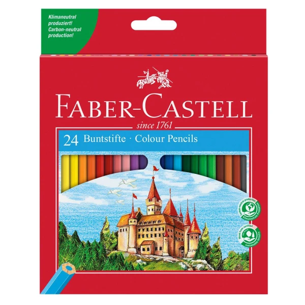 FABER-CASTELL ΞΥΛΟΜΠΟΓΙΕΣ ΚΑΣΤΡΟ ΣΕΤ 24 