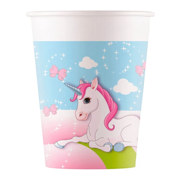 FSC ΧΑΡΤΙΝΑ ΠΟΤΗΡΙΑ (WM) 200ml 8 τεμ. UNICORN