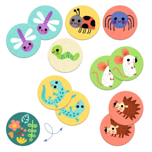 DJECO MEMO LITTLE ANIMALS CUBE PACK