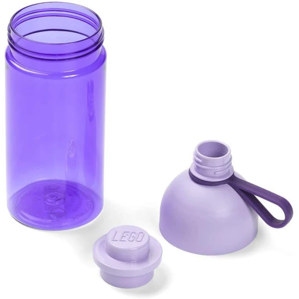 LEGO HYDRATION BOTTLE 0.5L TRANSPARENT 325 LAVENDER