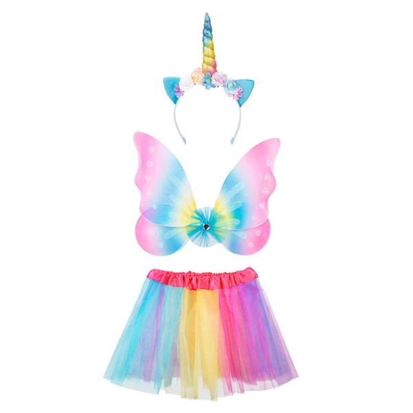 HALLOWEEN KIDS SET UNICORN ONE SIZE