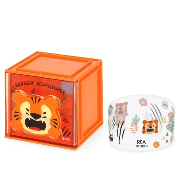 LEGAMI STACKABLE DESK STORAGE BOX - TIGER