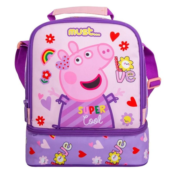 MUST INSULATED LUNCH BAG 22X16X28 cm PEPPA PIG SUPER COOL