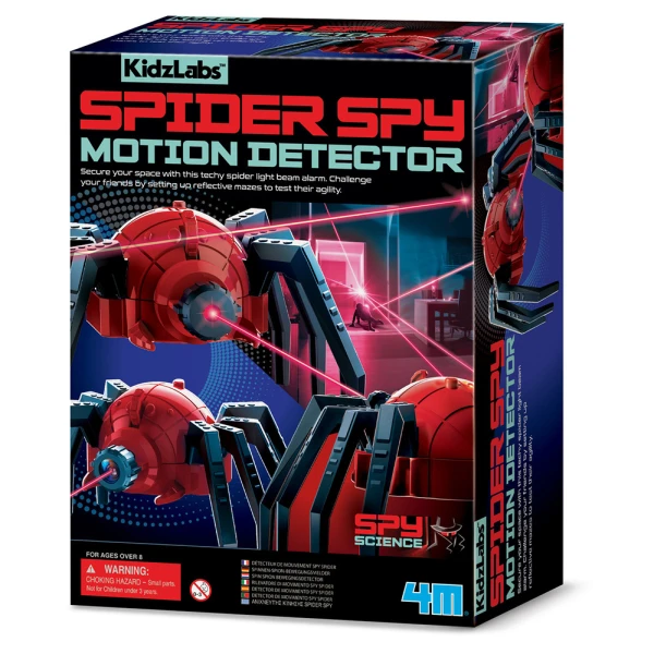 4M KIDSZLABS SPIDER SPY MOTION DETECTOR
