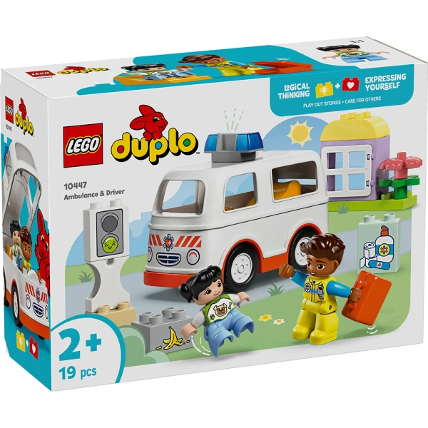 LEGO® DUPLO® ΑΣΘΕΝΟΦΟΡΟ & ΟΔΗΓΟΣ