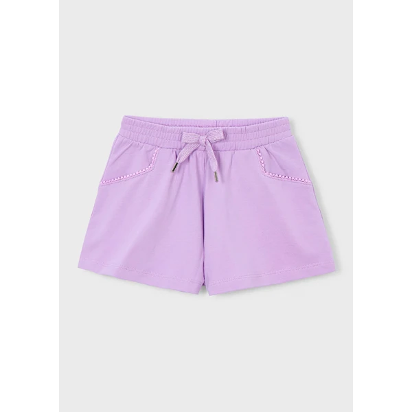 MAYORAL SHORTS FLEECE BASIC LILAC 