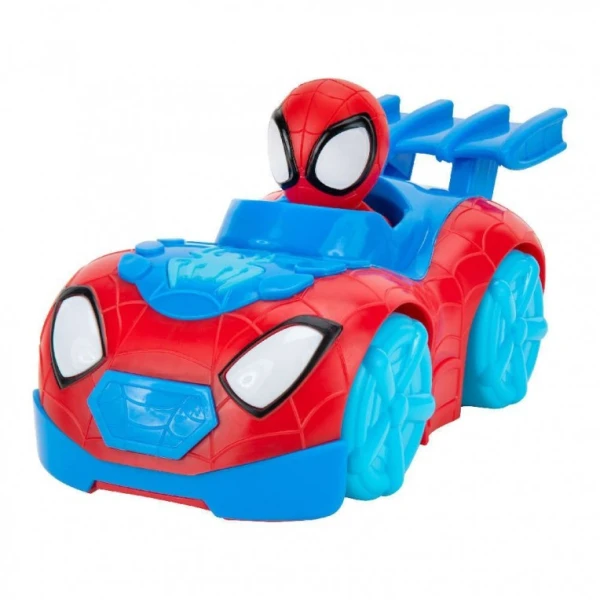 SPIDEY AND HIS AMAZING FRİENDS VEHICLE BUMP N GO SPIDEY 20 cm