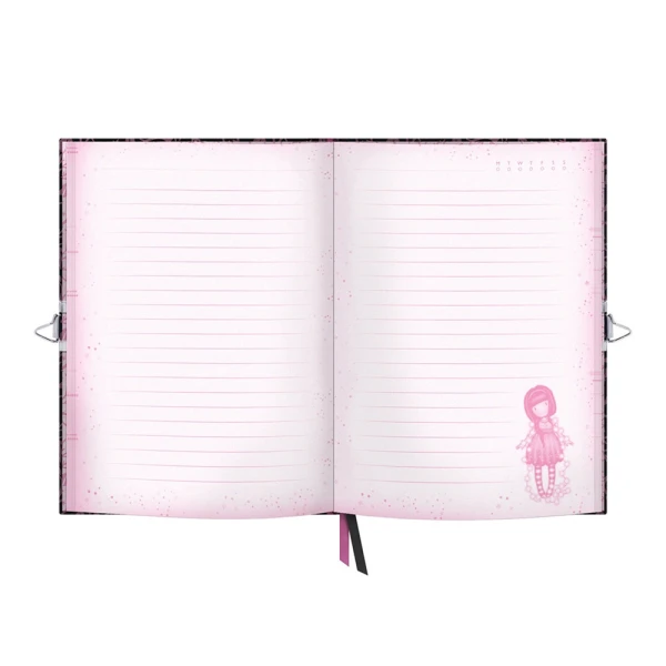 SANTORO GORJUSS ΣΕΤ ΔΩΡΟΥ ΗΜΕΡΟΛΟΓΙΟ ΜΕ ΚΛΕΙΔΙ FAIRY DUSK (PINK DRESS)