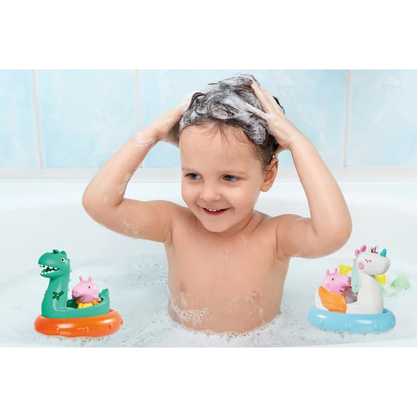 TOMY TOOMIES ΒΡΕΦΙΚΟ ΠΑΙΧΝΙΔΙ ΦΟΥΣΚΩΤΑ ΣΩΣΙΒΙΑ PEPPA PIG - 2 ΣΧΕΔΙΑ
