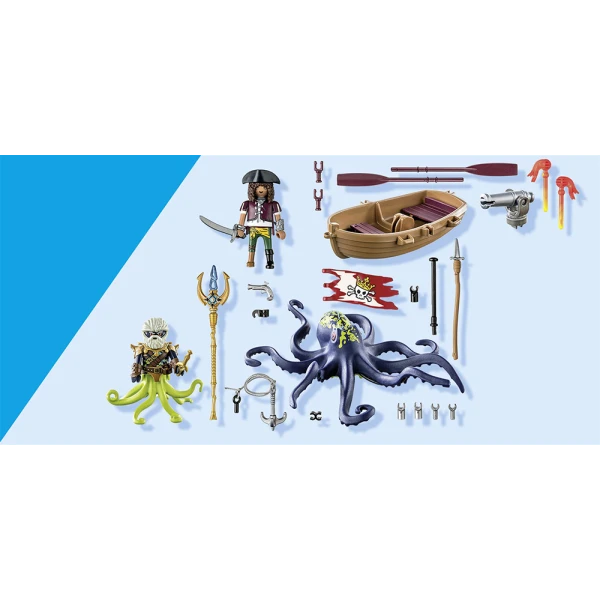 PLAYMOBIL PIRATES BATTLE WITH THE GIANT OCTOPUS