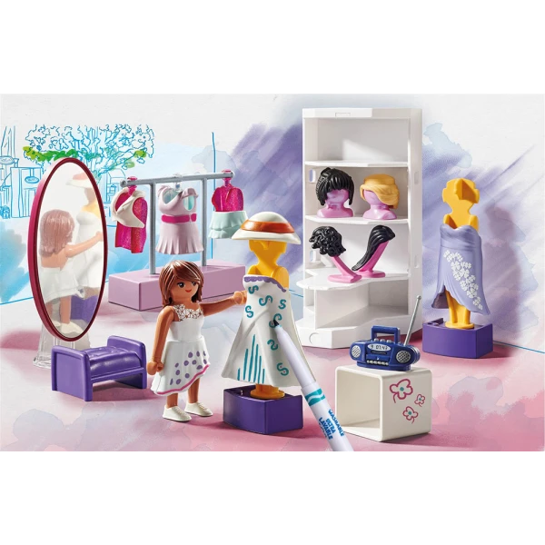 PLAYMOBIL COLOR DRESSING ROOM