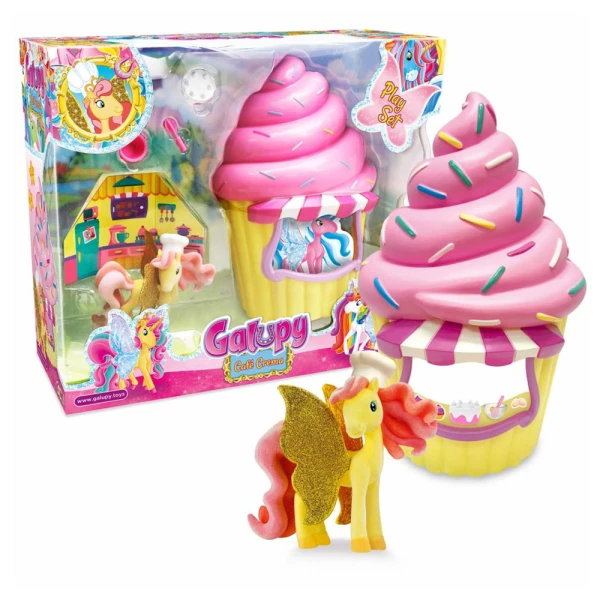 GALUPY UNICORN CAFE CREMA WITH UNICORN FIGURE