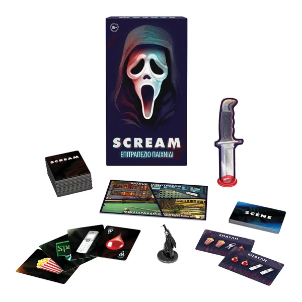 AS GAMES BOARD GAME SCREAM FOR AGES 18+ AND 3-8 PLAYERS