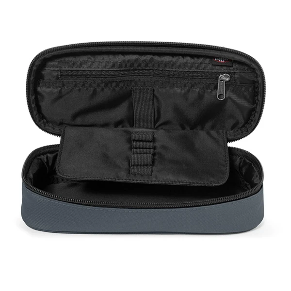 EASTPAK OVAL SINGLE PENCIL CASE GREY STORMY