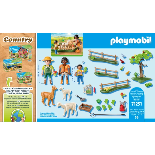 PLAYMOBIL COUNTRY ALPACA HIKE
