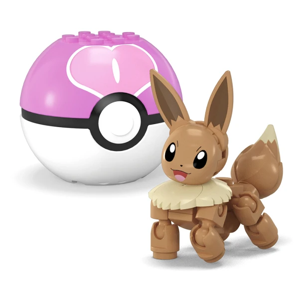 MEGA POKEMON POKEBALL 40 pcs SET OF 2 - CHARMANDER & EEVEE