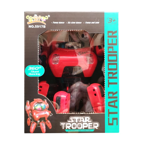 ROBOT WITH LIGHTS AND SOUNDS - RED