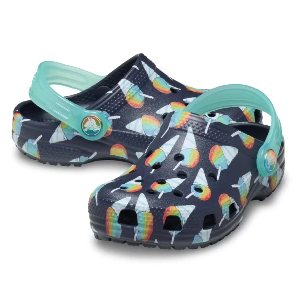 CROCS CLASSIC CLOG T SNOW CONE NAVY