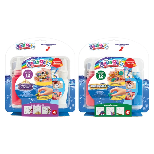 AS AQUA GELΖ SQUISHY FIGURES WORKSHOP STARTER PACK - 2 DESIGNS