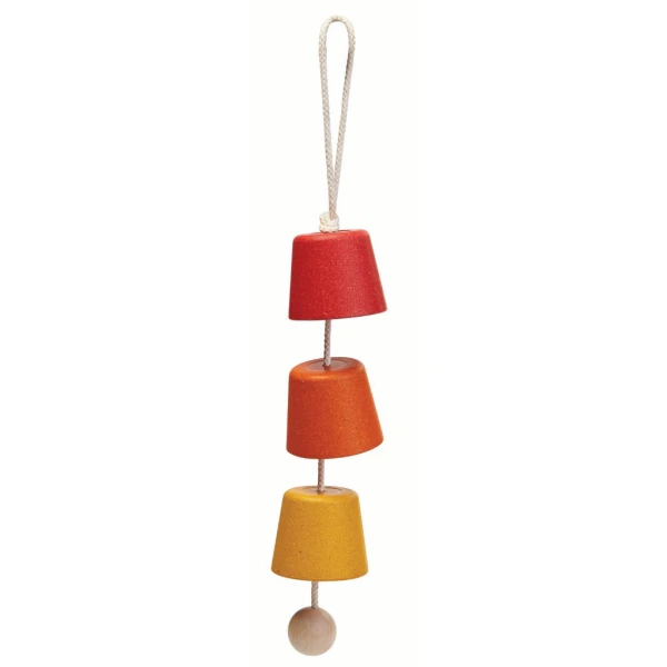 PLAN TOYS WOODEN TOY GARDEN\'S BELL RED