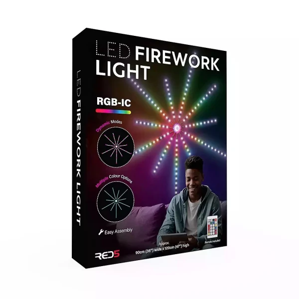 RED5 LED BURST LIGHT SET - MULTICOLOR DECORATIVE LIGHT