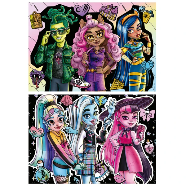 EDUCA ΠΑΖΛ 2X100 τεμ. MONSTER HIGH