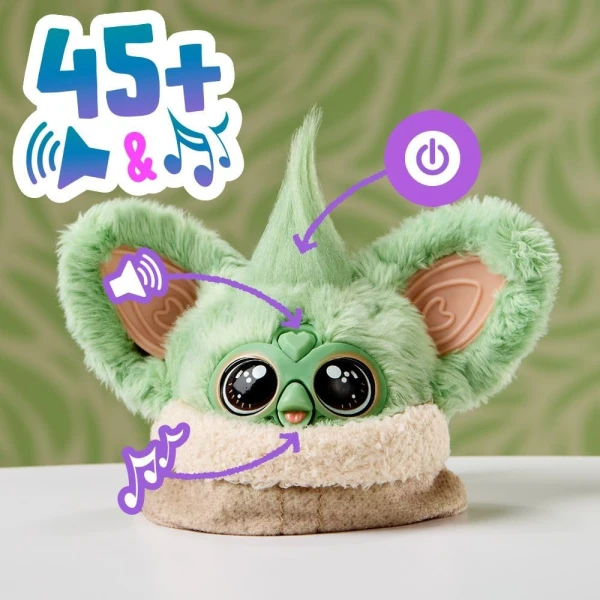 MINI ELECTRONIC PLUSH FURBY FURBLETS SPIRIT GROGU