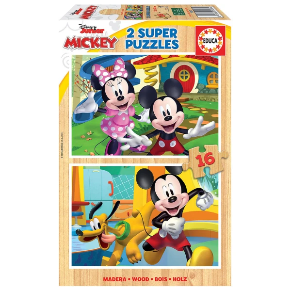 EDUCA ΠΑΖΛ 2X16 τεμ. MICKEY & MINNIE