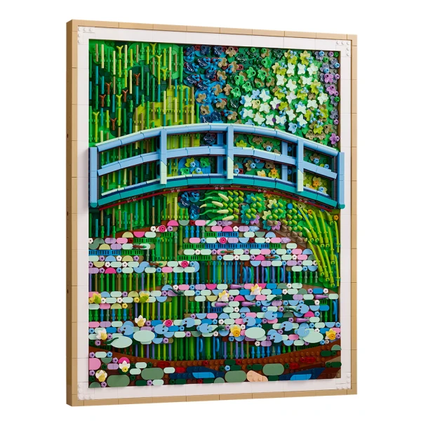 LEGO® ART CLAUDE MONET BRIDGE OVER A POND OF WATER LILIES