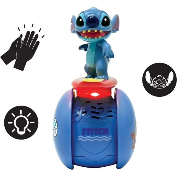 LEXIBOOK ΡΟΜΠΟΤ STITCH SURFER POWERMAN ΜΕ ΦΩΤΑ ΚΑΙ ΗΧΟΥΣ
