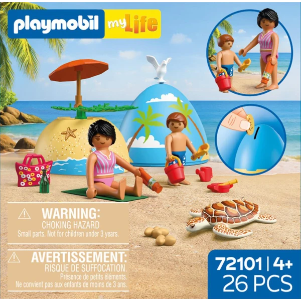 PLAYMOBIL PLAY EGG BEACH VACATION
