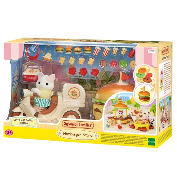 THE SYLVANIAN FAMILIES ΣΕΤ ΠΑΙΧΝΙΔΙΟΥ HAMBURGER STAND