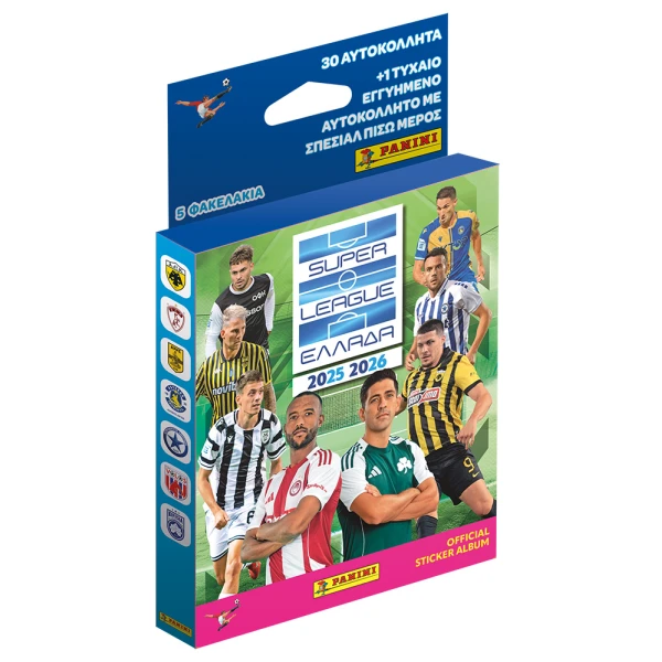 PANINI SUPERLEAGUE 2026 BLISTER WITH STICKERS