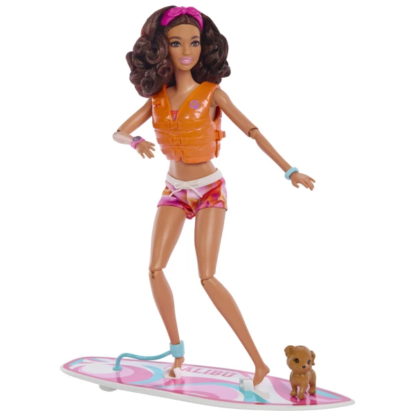 ΚΟΥΚΛΑ BARBIE BEACH ΜΕ ΣΑΝΙΔΑ ΣΕΡΦ