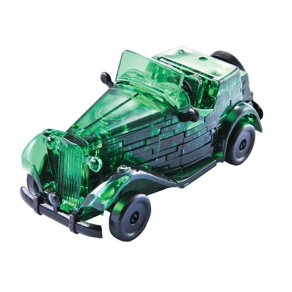 CRYSTAL PUZZLES 3D PUZZLE 53 Pcs CLASSIC GREEN CAR