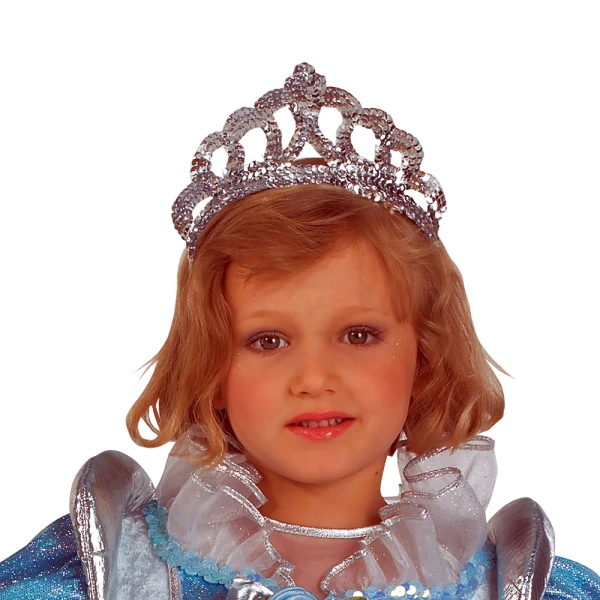 SEQUIN TIARA SILVER